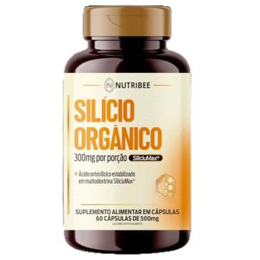 Imagem de Silício Orgânico 500mg 60 Cápsulas SiliciuMax 100% Original