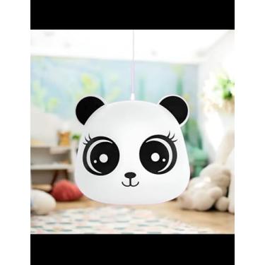 Imagem de Luminária Pendente A Pandinha (Design Fofo e Infantil) – Decoração Suspensa LED para Quarto de Bebê e Criança