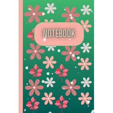 Imagem de Flowery cover Notebook: Notebook of 6X9 with 120 pages