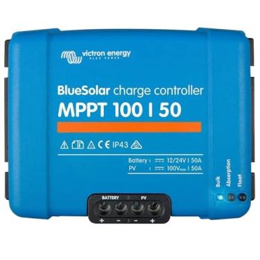 Imagem de Controlador Carga Bateria Solar Victron ALDO Solar SCC020050200 Bluesolar MPPT 100V 50A 12/24V MC4 SMART ENERGY