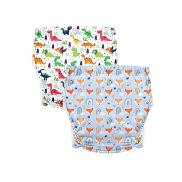 Imagem de LAROTSUBA Calça unissex para incontinência adulta, fraldas reutilizáveis para adultos, capa de fralda de tecido para adultos, roupa íntima para incontinência adequada para pessoas acamadas, idosos e