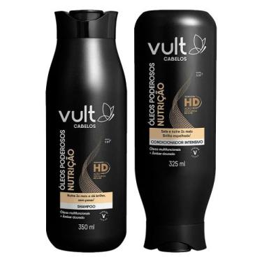 Imagem de Kit Shampoo e Condidionador Nutrição Cabelos Óleos Poderosos Vult