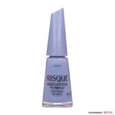 Imagem de Esmalte Azul Risqué Bridgerton Infiltrada no Baile Cremoso 8ml