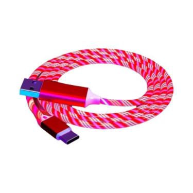 Imagem de Cabo Micro USB Tipo C 3 Em 1 Com LED Brilhante E Carregamento Rápido 3
