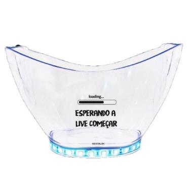 Imagem de Champanheira Com Led Personalizada Para Live - Krystalon
