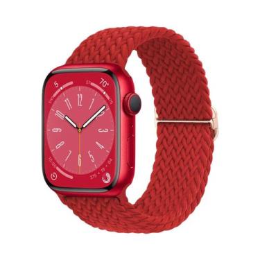 Imagem de Pulseira De Elástico Trançado Solo Loop Para Apple Watch De 45mm 44mm 