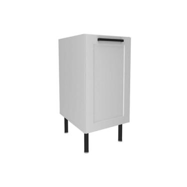 Imagem de Balcão De Cozinha Cz-3303 S- Tampo C- 1 Porta 40cm Branco - Tecno Mobili