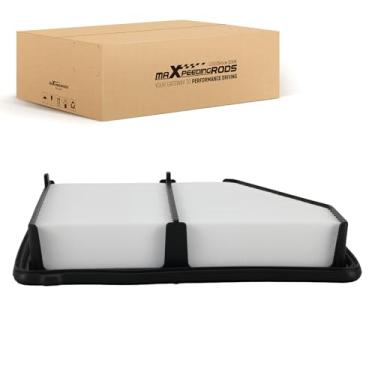 Imagem de maXpeedingrods Filtro de ar do motor CA12051 compatível com Honda Civic L4 2.0L naturalmente aspirado 2016-2023, HR-V L4 2.0L naturalmente aspirado apenas 2023, substituição para 17220-5BA-A00