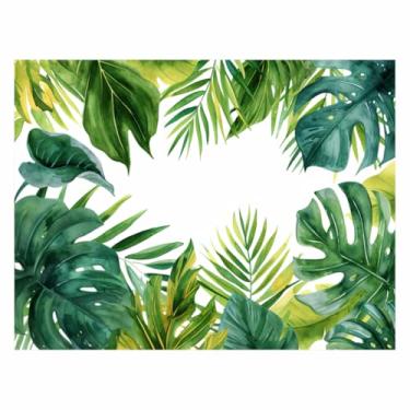 Imagem de Jogo Americano Mesa Posta Kit 2 a 12 Unidades Impermeável Decoração de Mesa (Costela de Adão,Kit 8 peças)