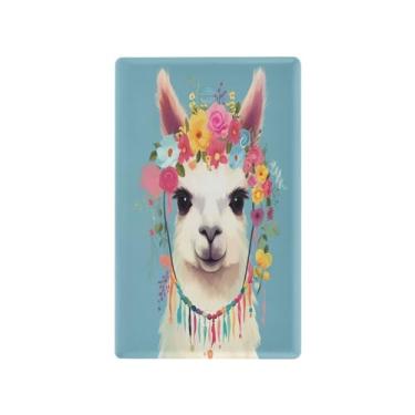 Imagem de Wassud Placa de cobertura para interruptor de luz, 1 capa de tomada em branco, placa de parede, ovelhas, decoração de casa, sala de estar, quarto, decoração