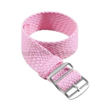 Imagem de Pulseira De Relógio Unissex De Nylon Tecido Trançado 14mm-22mm, Substi