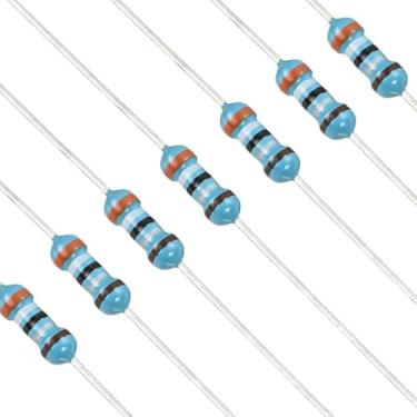 Imagem de YOKIVE 100 peças de resistores de 3,9 Ohm, resistor fixo de filme metálico de 1/4W (0,25 W), resistores de tolerância +/-1%, certificado ROHS