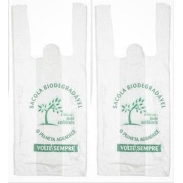 Imagem de Sacola Plástica Volte Sempre 30X40 C/ 1000 Un - Biodegradável