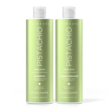 Imagem de Kit Shampoo Jacques Janine Haircare Pistachio 450ml + Condicionador 44