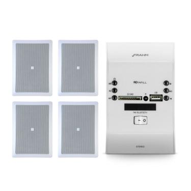 Imagem de Kit Rd Wall Frahm + 4 Arandelas 6w21rt