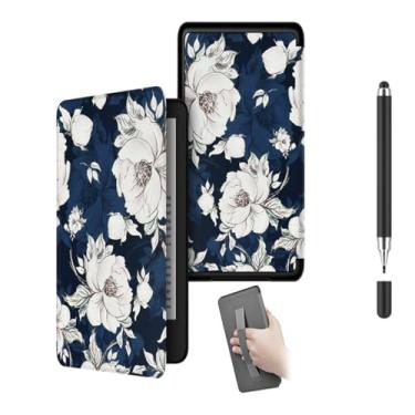 Imagem de Akacy Capa protetora dobrável pintada com alça de pulso para Kindle Paperwhite 7.0 (Geração 2024, números de modelo SA568B e SA569P), capa leve (22)