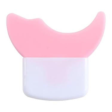Imagem de Aplicador de cílios de silicone, defletor para evitar resíduos cosméticos, protetor de rímel amigável à pele, rosa