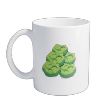 Imagem de Caneca Xícara de Café Porcelana 300ml Cenário de Videogame Urbano Pixelizado