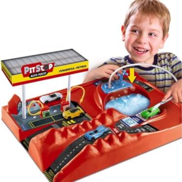 Imagem de Pista Pit Stop Com 2 Carrinhos Miniatura