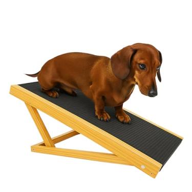 Imagem de Rampa para Pet，Escadinha para Cachorros，Madeira MaciçA，Design Antiderrapante，Adequado para Animais de EstimaçãO Idosos e Animais Jovens Com Ferimentos Graves