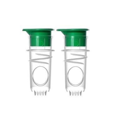 Imagem de EFDNK-HB Conveniente espremedor manual de laranja limão, adequado para casa, restaurante, etc. (2 peças verde)