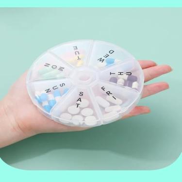 Imagem de Caixa de Medicamentos com Grande Capacidade - Organizador Transparente com Divisórias e Trava de Segurança