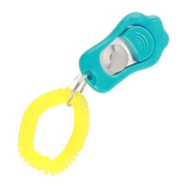 Imagem de Alomejor Clicker de Treinamento de Cães, Som Ajustável de 3 Marchas Com Pulseira para Treinamento de Obediência, Clicker Em Formato de Garra de Material de PC para Cães, Gatos e Pássaros (Azul