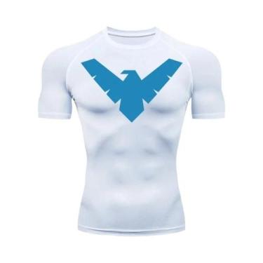 Imagem de Camiseta Masculina De Compressão De Secagem Rápida Com Estampa Para Ac