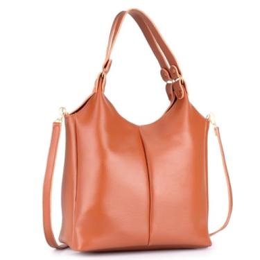 Imagem de Bolsa Feminina Grande Luxo De Ombro e Transversal (SACOLA CARAMELO)