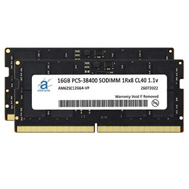 Imagem de Adamanta 64 GB (2 x 32 GB) compatível com Acer Predator Helios 300 Notebook DDR5 4800MHz PC5-38400 SODIMM 2Rx8 CL40 1,1 v módulo de memória RAM de atualização de 262 pinos