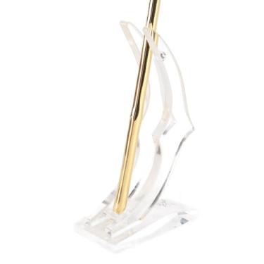 Imagem de Cryfokt Elegante Decoração de Flor Rosa Banhada a Ouro 24 K Com Base, Delicados Enfeites de Flores Rosa para Ocasiões Especiais, Deslumbrante Presente de Flor Banhado a Ouro 24 K para Ela, Perfeito para o Dia Dos Namorados, Dia das Mães, Natal