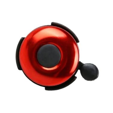 Imagem de Sino de bicicleta mtb, buzina comum para guidão, buzina de segurança, equipamento de ciclismo(Red)