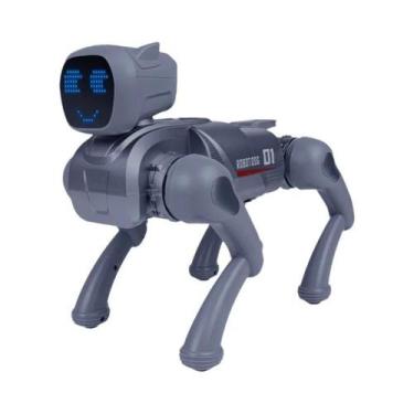 Imagem de Cachorro Robô RC Inteligente 24G Com Diálogo Por Voz, Expressões Fofas