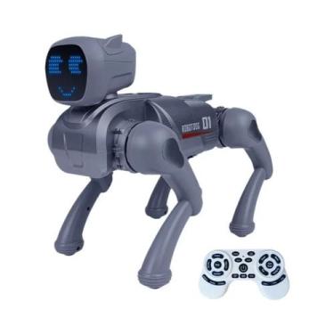 Imagem de Cachorro Robô RC Inteligente 24G Com Diálogo Por Voz, Expressões Fofas