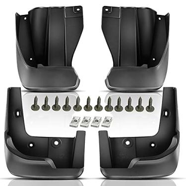 Imagem de Conjunto de 4 abas de lama protetoras de respingos para Honda Odyssey Mini Van de passageiros 2009-2013.