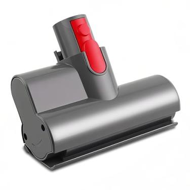 Imagem de LAQVITA Mini ferramenta motorizada Deep Brush para aspiradores de pó sem fio V7 V8 V10 V11 V15 - Colchões de limpeza profunda sem esforço, sofás, interiores de carro - Design leve, fácil manutenção