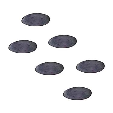 Imagem de Conjunto De Pratos De Sobremesa Ovais Porto Brasil Orgânico