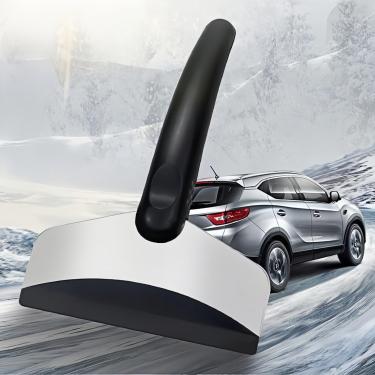 Imagem de Pá de neve de aço inoxidável, ferramenta de remoção de neve ao ar livre de inverno para carros, mini pá de neve de carro