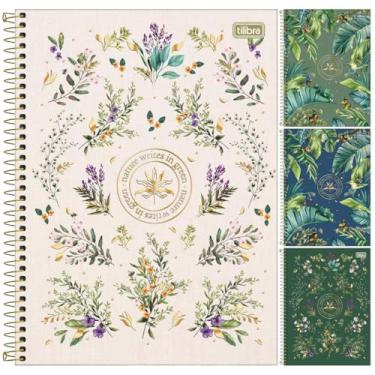Imagem de Kit C/ 4 Caderno Universitário Naturalis TILIBRA Capa Dura ESPIRAL - 1M 80 Folhas