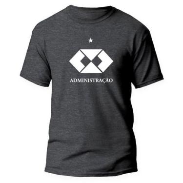 Imagem de Camiseta Algodão Premium Estampa Faculdade Administração Dtf - Pavesi,