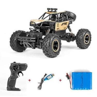 Imagem de Carrinho Controle Remoto Recarregável OFF Road 4X4 Rock Crawler DRO(am