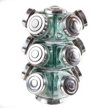 Imagem de Baleiro Médio Triplo Giratório Cap. 4,5 Kilos Vidro