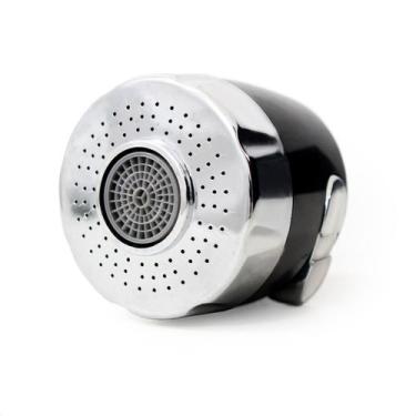 Imagem de Bico Arejador Duplo Jato Abs Preto/ Cromado P/ Bica Gourmet - Roddex