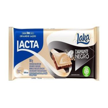 Imagem de Chocolate Lacta Diamante Negro Laka 80g - Embalagem com 17 Unidades