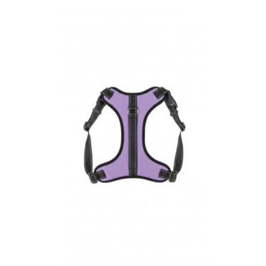 Imagem de Coleira Peitoral Para Cães de Médio e Grande Porte Colorida Estampada(Roxo,GG)