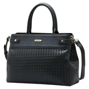 Imagem de Bolsa Feminina Elegante Alça Removível Contrastes Chenson-Feminino