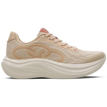 Imagem de Tenis olympikus rush feminino, Bege, Laranja, 39
