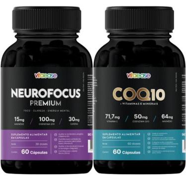 Imagem de Neurofocus Vitaease  Cafeína, Coenzima Q10 e Aminoácidos  Suplemento A