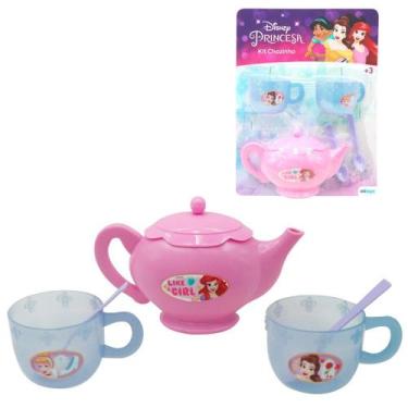 Imagem de Brinquedo para Criança Jogo de Chá Infantil Princesa 5 Peças - Etitoys