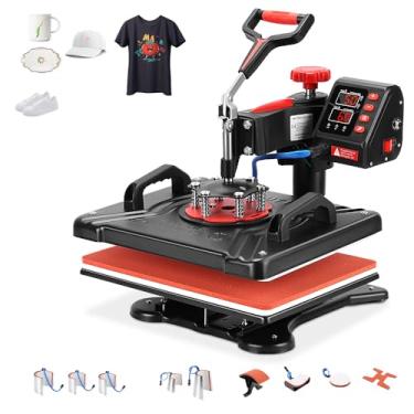 Imagem de 220V, 10 em 1 Prensa Termica, Prensa Termica, Prensa Termica Sublimação, Maquina de Estampar Camisetas, Máquinas de Prensa Térmica Transferência de Calor por para Camisetas Chapéu